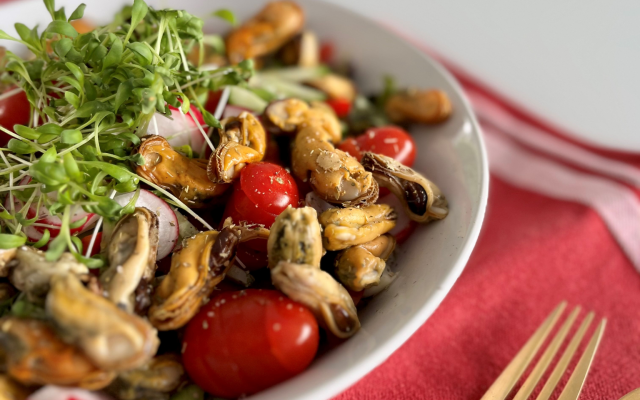 Salade d’été aux moules