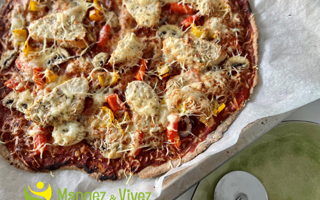 Pizza au poulet