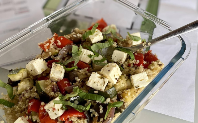 Feta aux légumes grillés