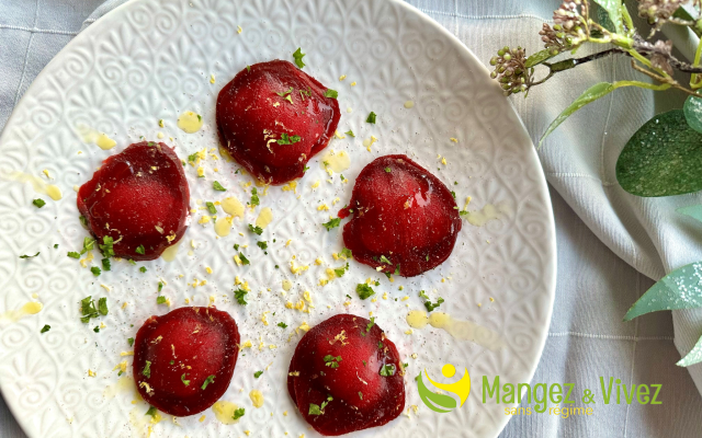  Ravioli de betterave rouge