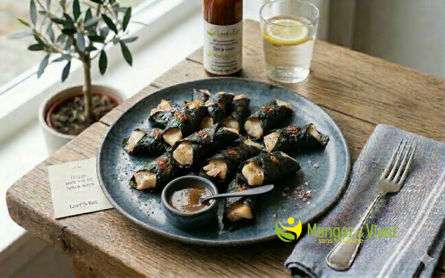 nori hapje spicy saus fr